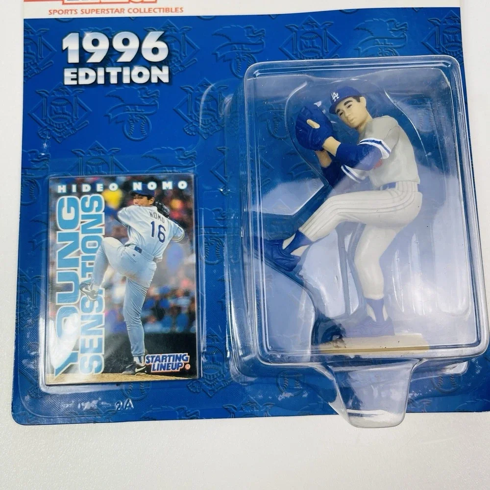 1996 Kenner Starting Lineup Hideo Nomo Dodgers Rookie Figure Baseball